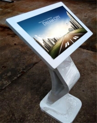 21.5 inch fashion floor standing advertising information kiosk