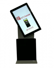43 inch rotary floor standing advertising touch screen kiosk