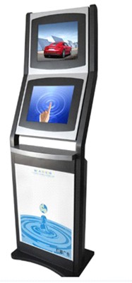 17 inch Dual screen touch self service kiosk