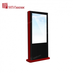 55" waterproof free Standing advertising kiosk outdoor beside street