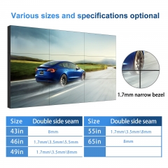 CE ROHS FCC Full Color Tv LCD Led Digital Display Board Video Wall Screen For Retail Store