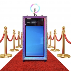 Hot Sale 55/65 Inch Selfie Photo Booth Magic Screen Mirror Photobooth Wedding With Camera Printer Software