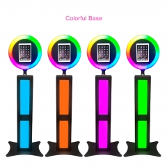 Portable Ring Light ipad Selfie Photo Booth Stand