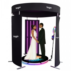 360 Photo Booth for wedding party Automatic Motorized Spinner Photo Platform 360 Photo Video Machine