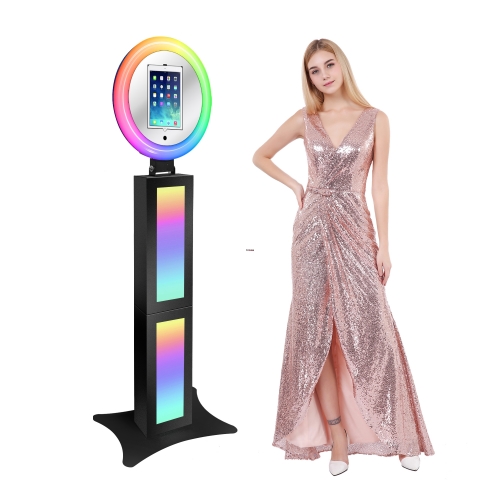 Portable Ring Light ipad Selfie Photo Booth Stand