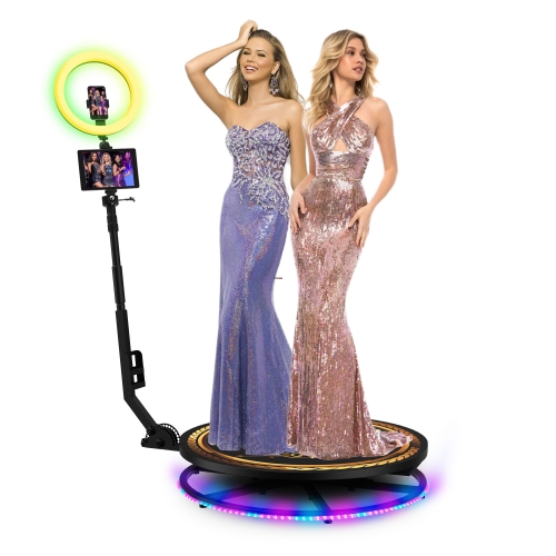 360 Photo Booth Automatic Rotating Selfie Machine Photo booth 360 115cm/100cm/80cm/68cm