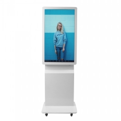 OEM ODM Rotating Advertising Player Rotate Vertical LED LCD Billboard Digital Advertisement Signage Touch Screen Kiosk