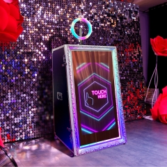 Mirror Touch Screen Mirror Wedding Photo Booth 55''/65'' Touch Screen Mirror Photo Booth For Sale