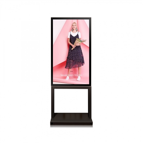 Hot 55 Inch Outdoor Ultra Thin Advertising High Brightness Waterproof Ip67 Industrial Lcd Display Digital Signage Lcd Display