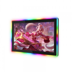 Led Light Horizontal Display Capacitive Touch Screen LED Frame Game Monitor For Games Machine