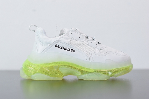 balenciaga white ywllow clear sloe