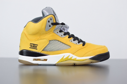 air jordan 5 yellow