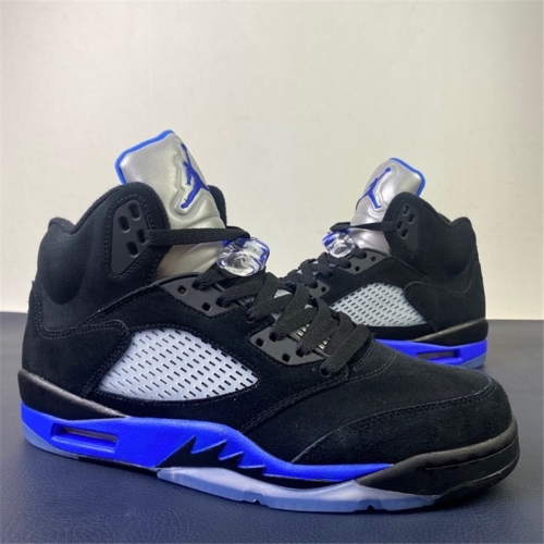 jordan 5 black blue