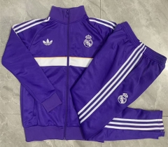 26-27 Real Madrid Purple Thailand Soccer Jacket Uniform-815 26-27 Real Madrid Purple Thailand Soccer Jacket Uniform-815