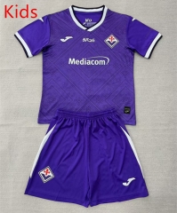 26-27 Fiorentina Home Purple Kid/Youth Soccer Uniform-AY 26-27 Fiorentina Home Purple Kid/Youth Soccer Uniform-AY