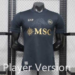 (S-3XL) Player Version 26-27 Special Version With Chip Version Napoli Black Thailand Soccer Jersey AAA-888 (S-3XL) Player Version 26-27 Special Version With Chip Version Napoli Black Thailand Soccer Jersey AAA-888