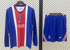 26-27 Paris SG Home Blue/Red LS Soccer Uniform-709 26-27 Paris SG Home Blue/Red LS Soccer Uniform-709