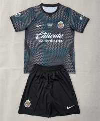 26-27 Deportivo Guadalajara Goalkeeper Black Soccer Uniform-AY 26-27 Deportivo Guadalajara Goalkeeper Black Soccer Uniform-AY