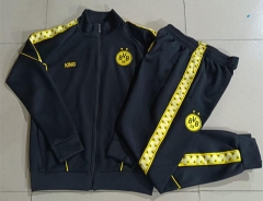 26-27 Borussia Dortmund Black Soccer Jacket Uniform-815 26-27 Borussia Dortmund Black Soccer Jacket Uniform-815