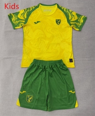 26-27 Norwich City Home Yellow Kids/Youth Soccer Uniform-AY 26-27 Norwich City Home Yellow Kids/Youth Soccer Uniform-AY