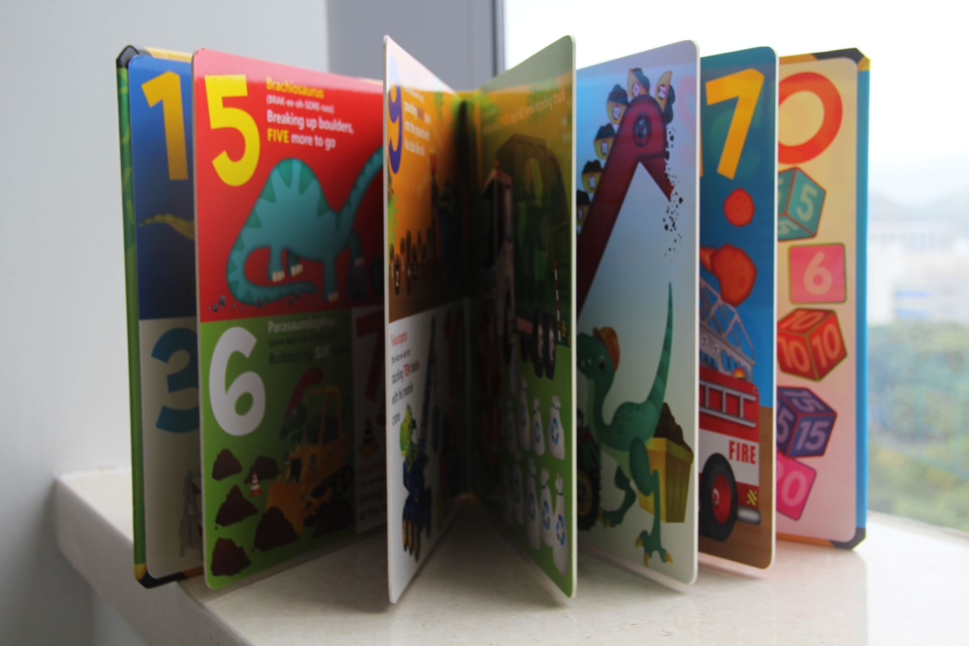 Children's Book- Dinosaurs and Diggers