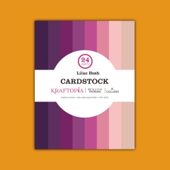 Cardstock Pad-Lilac Bush