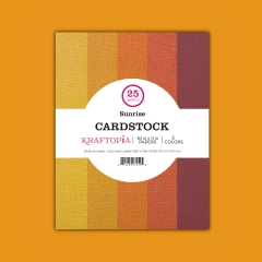 Cardstock pad-Sunrise