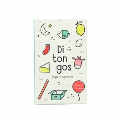 Flash card with box