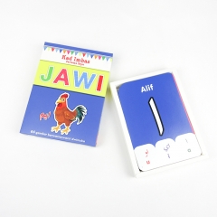 Flash card with box