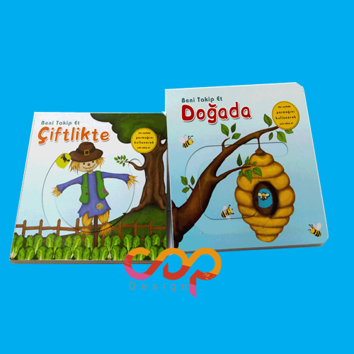 Diecut Boardbook with Paly Trail