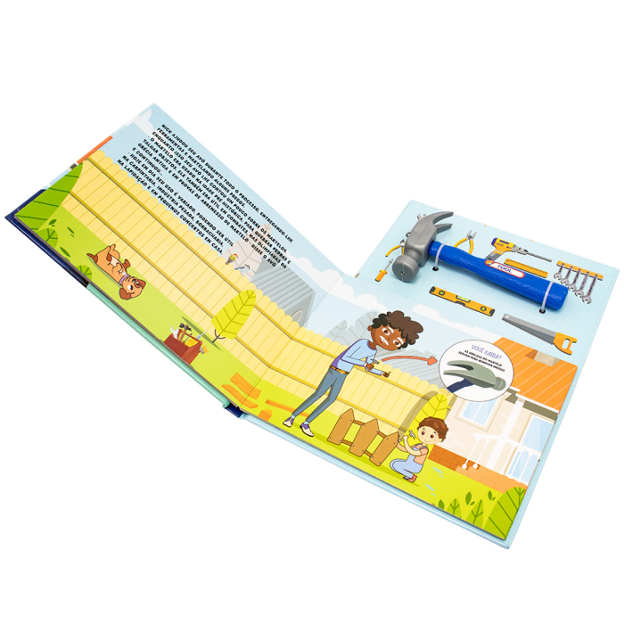 board book with hammers