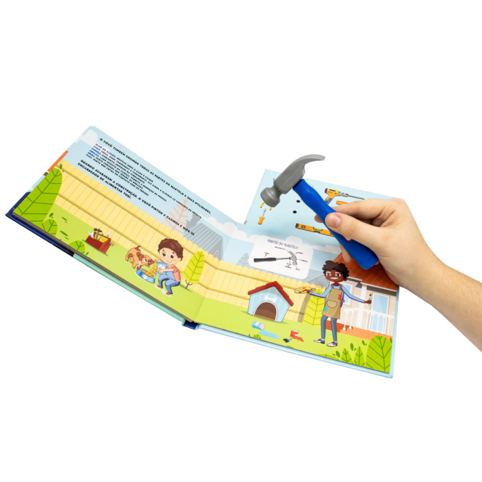 board book with hammers