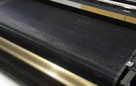 UV Digital Printer Black Mesh Conveyor Belt