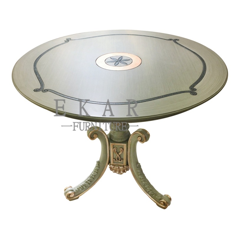 Newly Designed Small Round Flash Star Grey Console Table