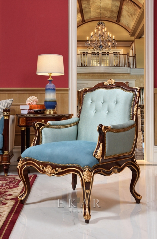 Luxury Royal Furniture Wooden Leisure Chair