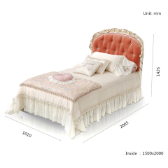 Girls Single Bed New Frames Full Size Upholstered Headboard For Sale