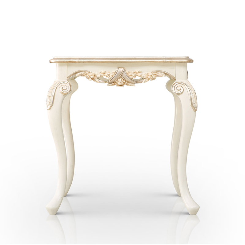 Elegant Victoria White Side Table