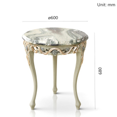 Home Use Marble or Wooden Corner End Tables