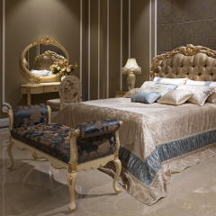 Luxury Royal Bedroom Bench