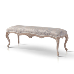 Golden Silk Fabric Bed Stool/Bed Bench/Bench in Front of Bed/End of Bed Seat