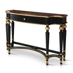 Shenzhen Furniture Lobby Narrow Table Italian Console Table with Drawer/Foyer Table
