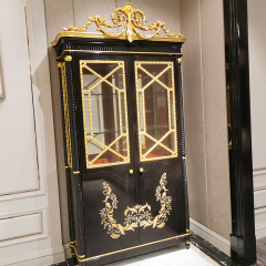 Wholesale Chinese Antique Furniture Liquor Glass Cabinets/Cupboard