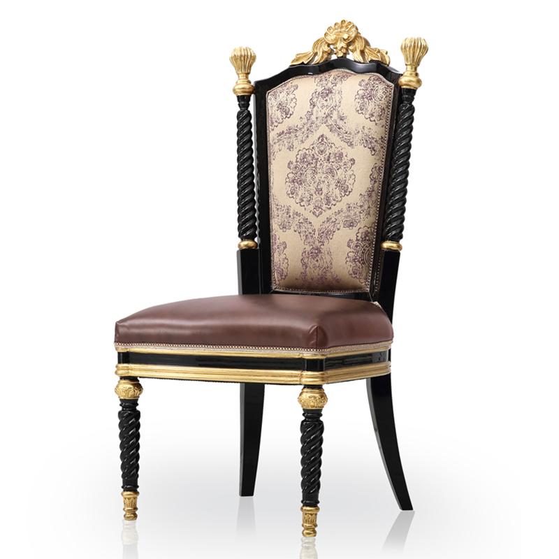 Royal Style Dining Room High Back Armless Chair