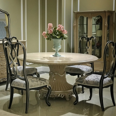 Queen Anne Oak Fancy Dining Chair