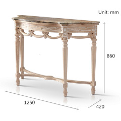 Newly Special Designed Exquisite Console Table with Marble Top