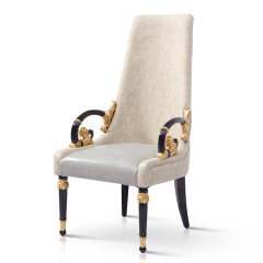 Low Back Velvet Metal Dining Room Chair