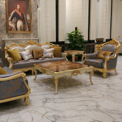 Ivory White High Gloss Veneer Hand Carved End Table