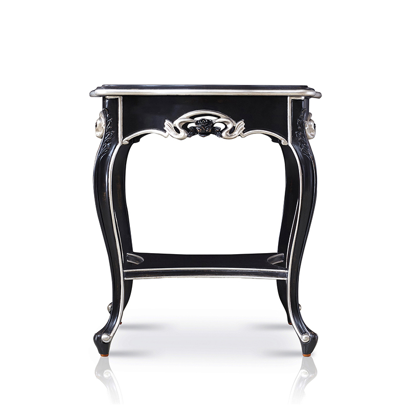 Royal Luxury Antique Carved Side Table