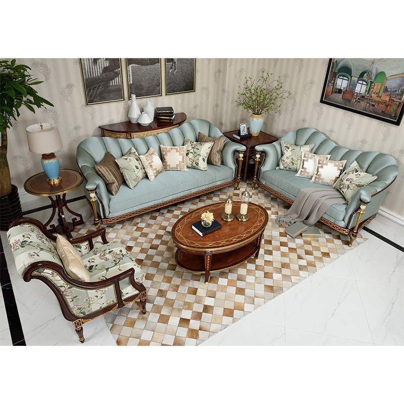 European style villa living room set classic style sofa set