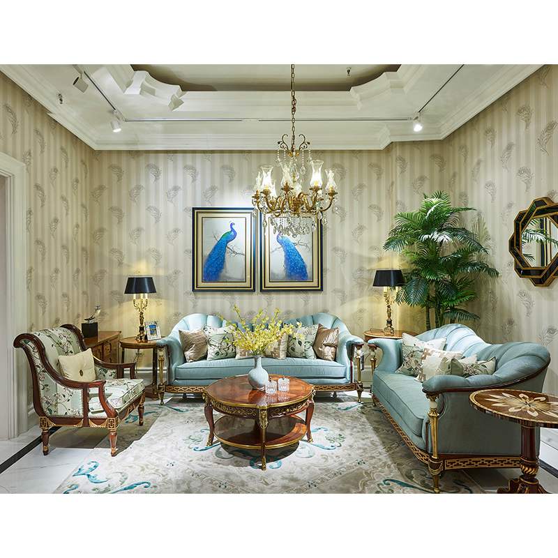 European style villa living room set classic style sofa set